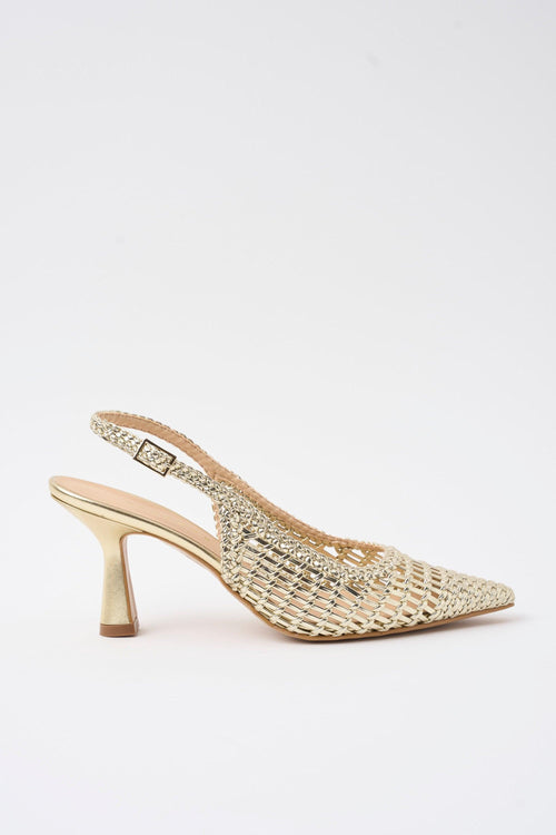 Slingback Platino Donna
