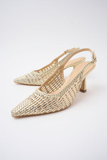 Slingback Platino Donna - 6