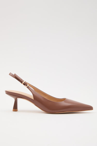Slingback Dark Brown Donna