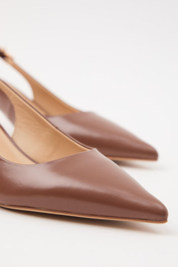 Slingback Dark Brown Donna - 3