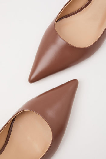 Slingback Dark Brown Donna - 6