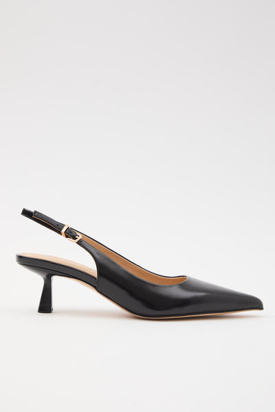 Slingback Nero Donna