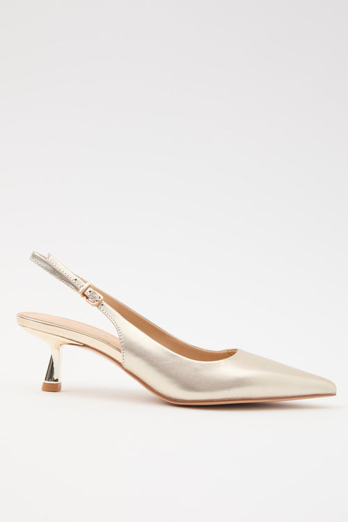 Slingback Platino Donna