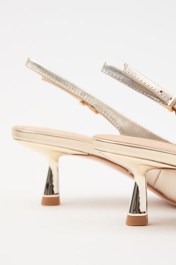 Slingback Platino Donna - 5
