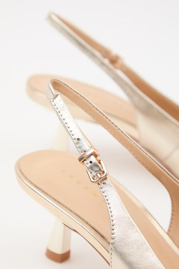 Slingback Platino Donna - 6