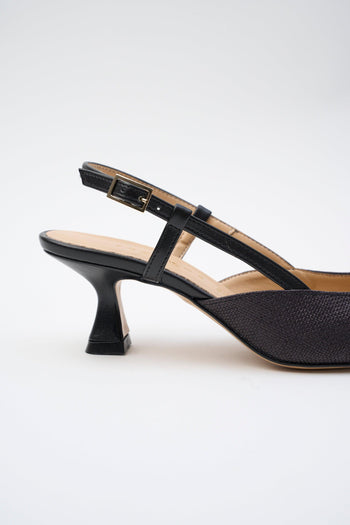 Slingback Nero Donna - 4