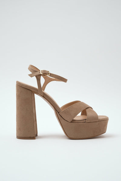 Sandalo Taupe Donna
