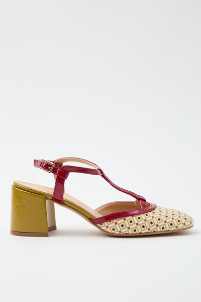 Slingback Rosso Donna