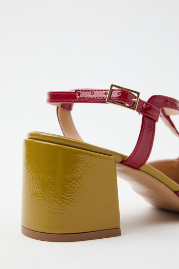 Slingback Rosso Donna - 6