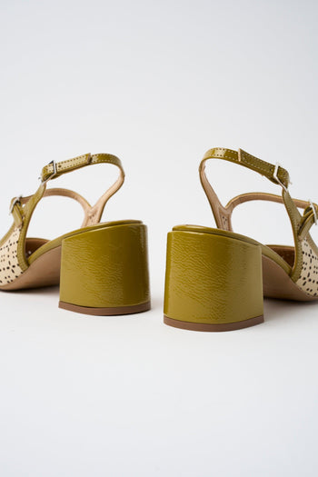 Mary Jane Crema+senape Donna - 5