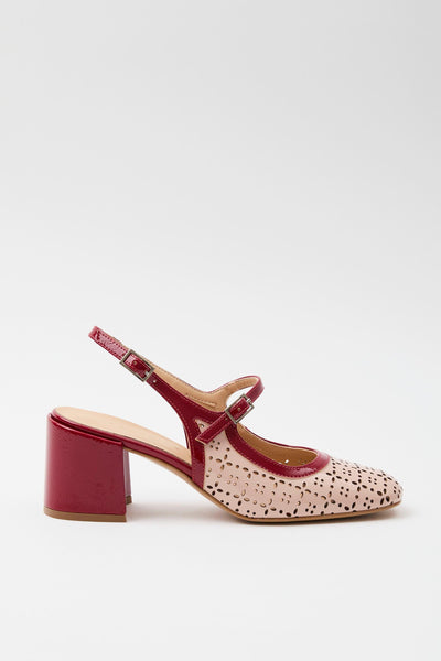 Mary Jane Nude+rosso Donna