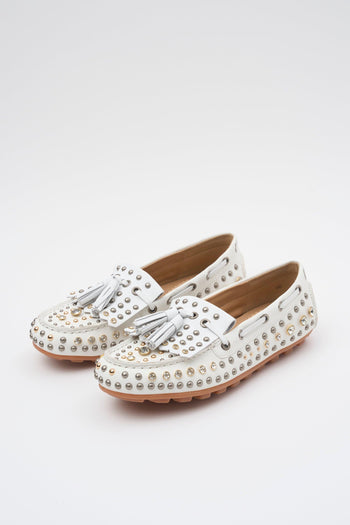 Mocassino Off White Donna - 2