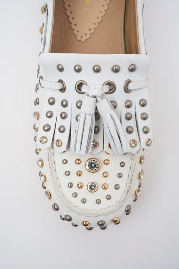 Mocassino Off White Donna - 3
