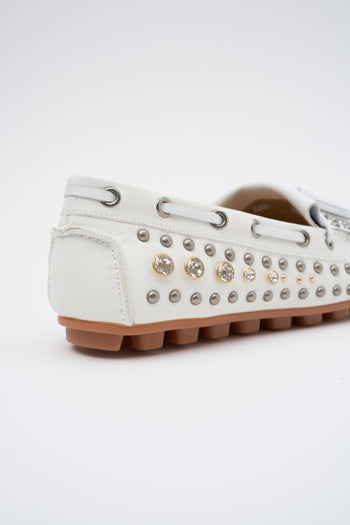 Mocassino Off White Donna - 4