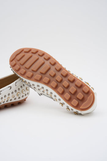 Mocassino Off White Donna - 5