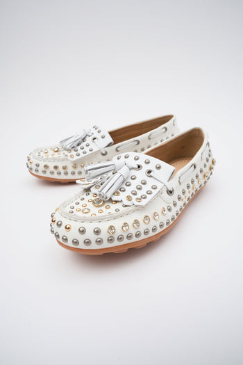 Mocassino Off White Donna - 6
