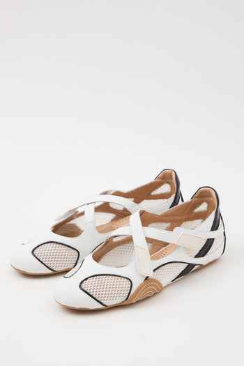 Ballerina Bianco Donna - 2