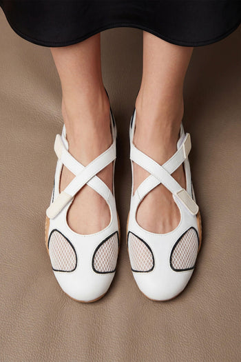 Ballerina Bianco Donna - 9