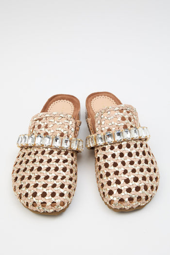 Ciabatta Beige/platino Donna - 7