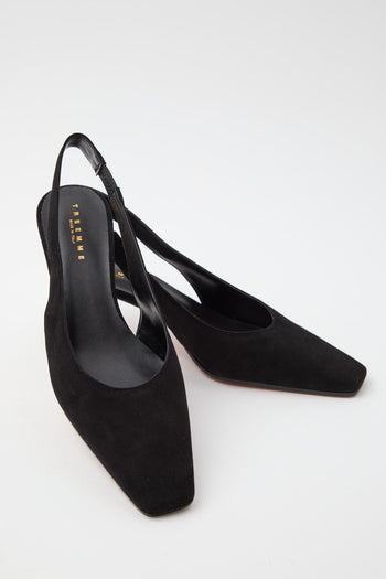 Slingback Nero Donna - 3