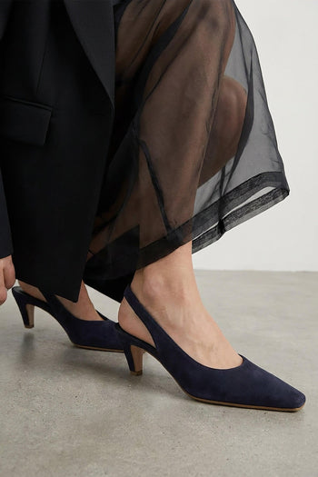 Slingback Navy Donna - 6