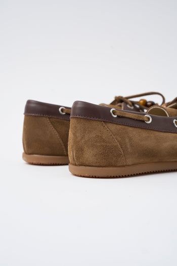 Mocassino Taupe+cioccolato Donna - 5