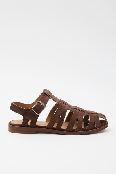 Sandalo Marrone Scuro Donna