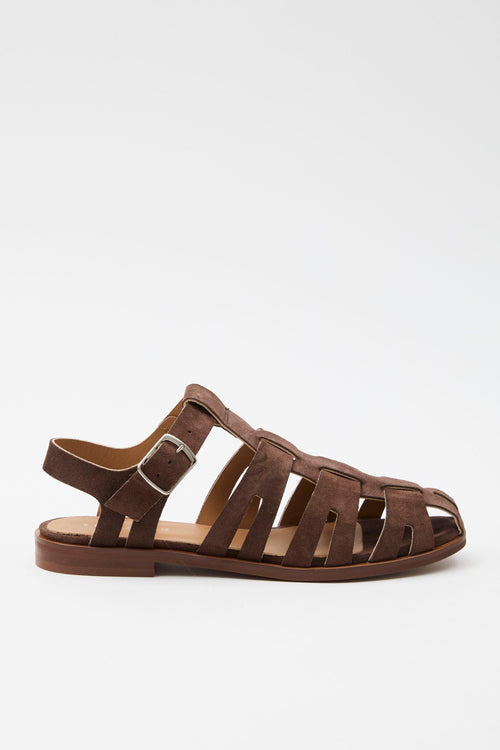 Sandalo Marrone Scuro Donna