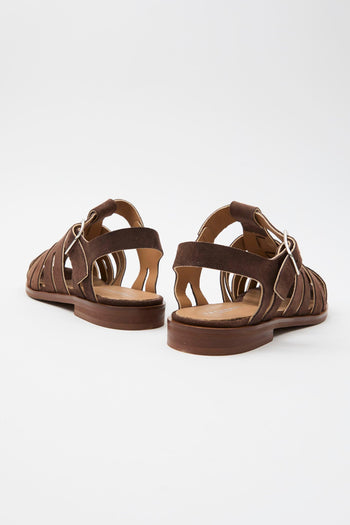 Sandalo Marrone Scuro Donna - 6