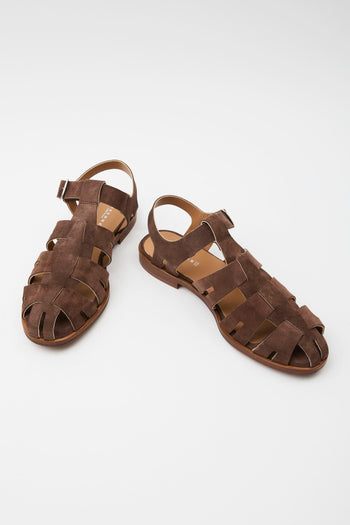 Sandalo Marrone Scuro Donna - 8