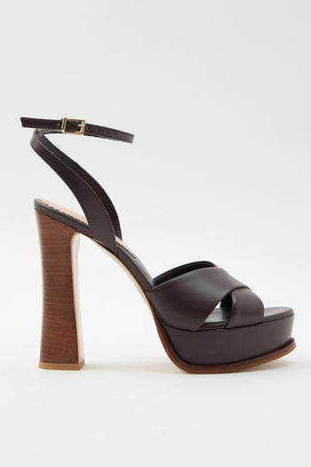 Sandalo Dark Brown Donna - 2