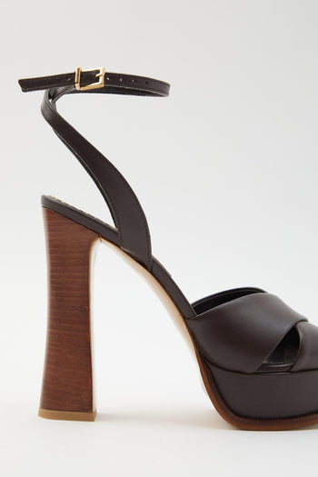 Sandalo Dark Brown Donna - 3