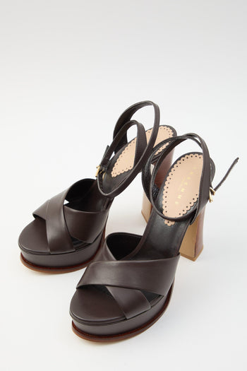 Sandalo Dark Brown Donna - 6