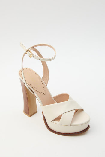 Sandalo Off White Donna - 3