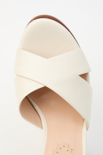 Sandalo Off White Donna - 5