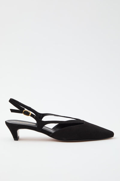 Slingback Nero Donna