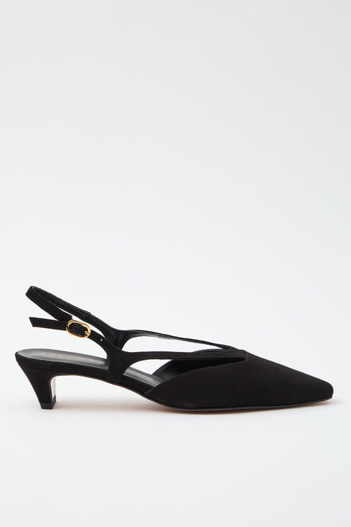 Slingback Nero Donna
