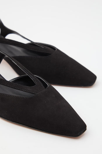 Slingback Nero Donna - 3