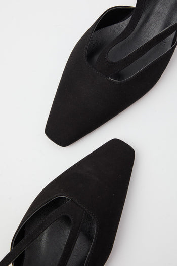 Slingback Nero Donna - 5
