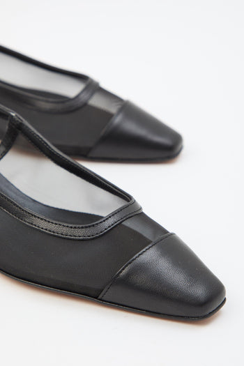Slingback Nero/nero Donna - 3