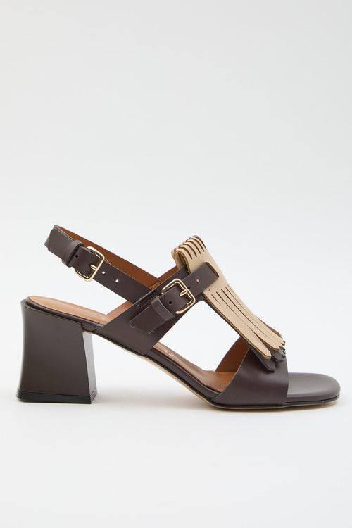 Sandalo T.moro+beige Donna