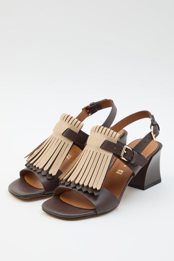 Sandalo T.moro+beige Donna - 2