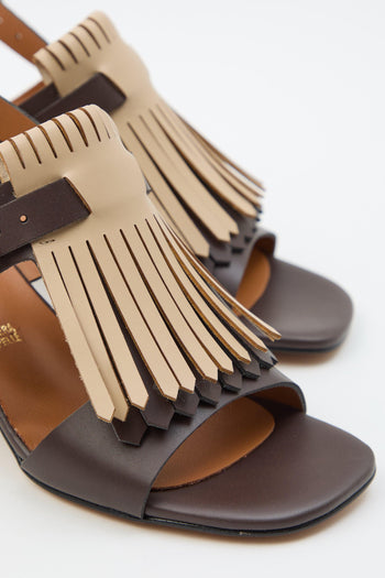 Sandalo T.moro+beige Donna - 5