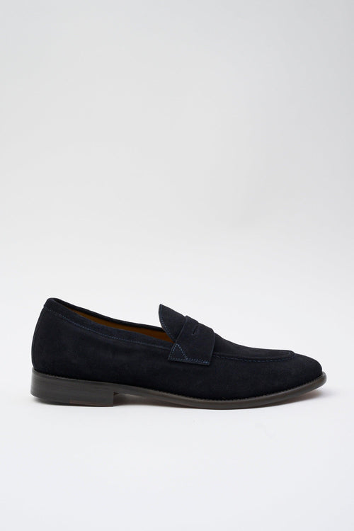 Mocassino Blu Uomo