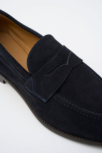 Mocassino Blu Uomo - 3