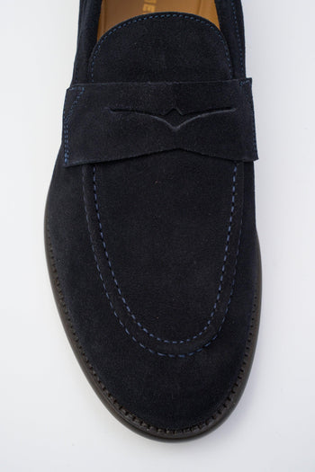 Mocassino Blu Uomo - 5