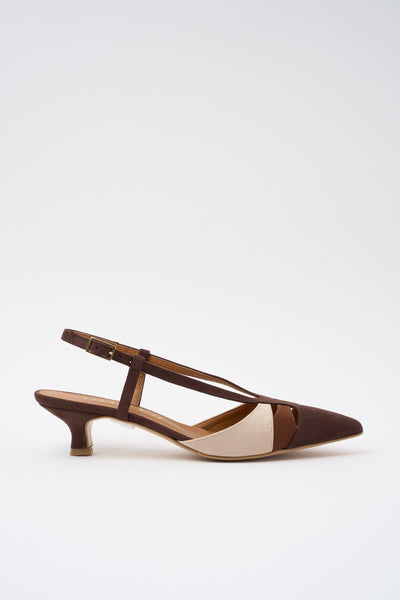 Slingback T.moro/beige Donna