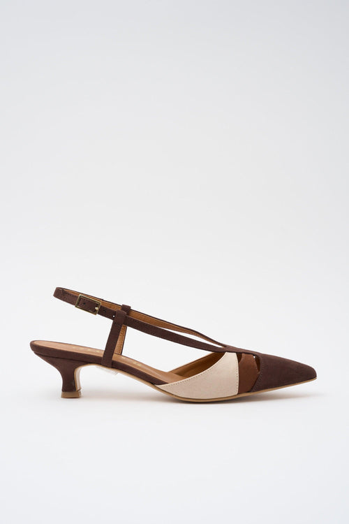 Slingback T.moro/beige Donna