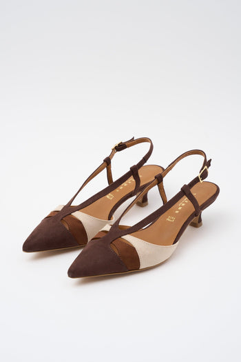 Slingback T.moro/beige Donna - 2