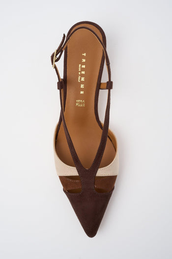 Slingback T.moro/beige Donna - 5